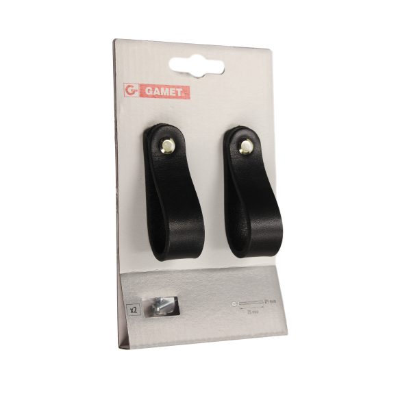 2 Pomo de mueble GAMET Gl22-S4-Z2-C2 negro