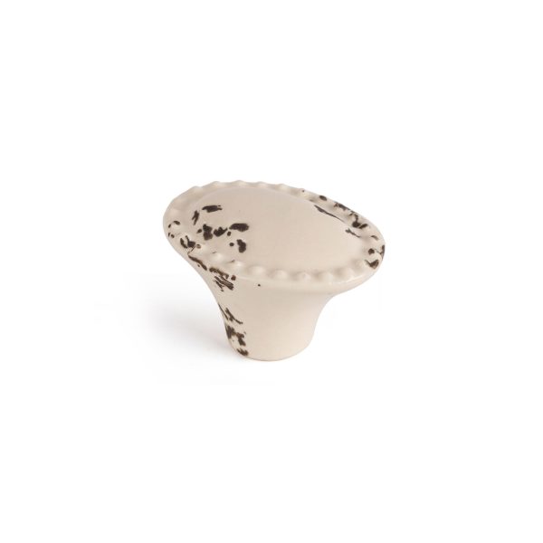 2 pomos de mueble REI de porcelana mate de 44x28x44 mm 2 pomos de mueble REI de porcelana mate de 44x28x44 mm