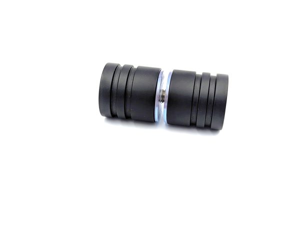 2 Pomos para puertas de cristal redondos de color negro, d. 30 2 Pomos para puertas de cristal redondos de color negro, d. 30