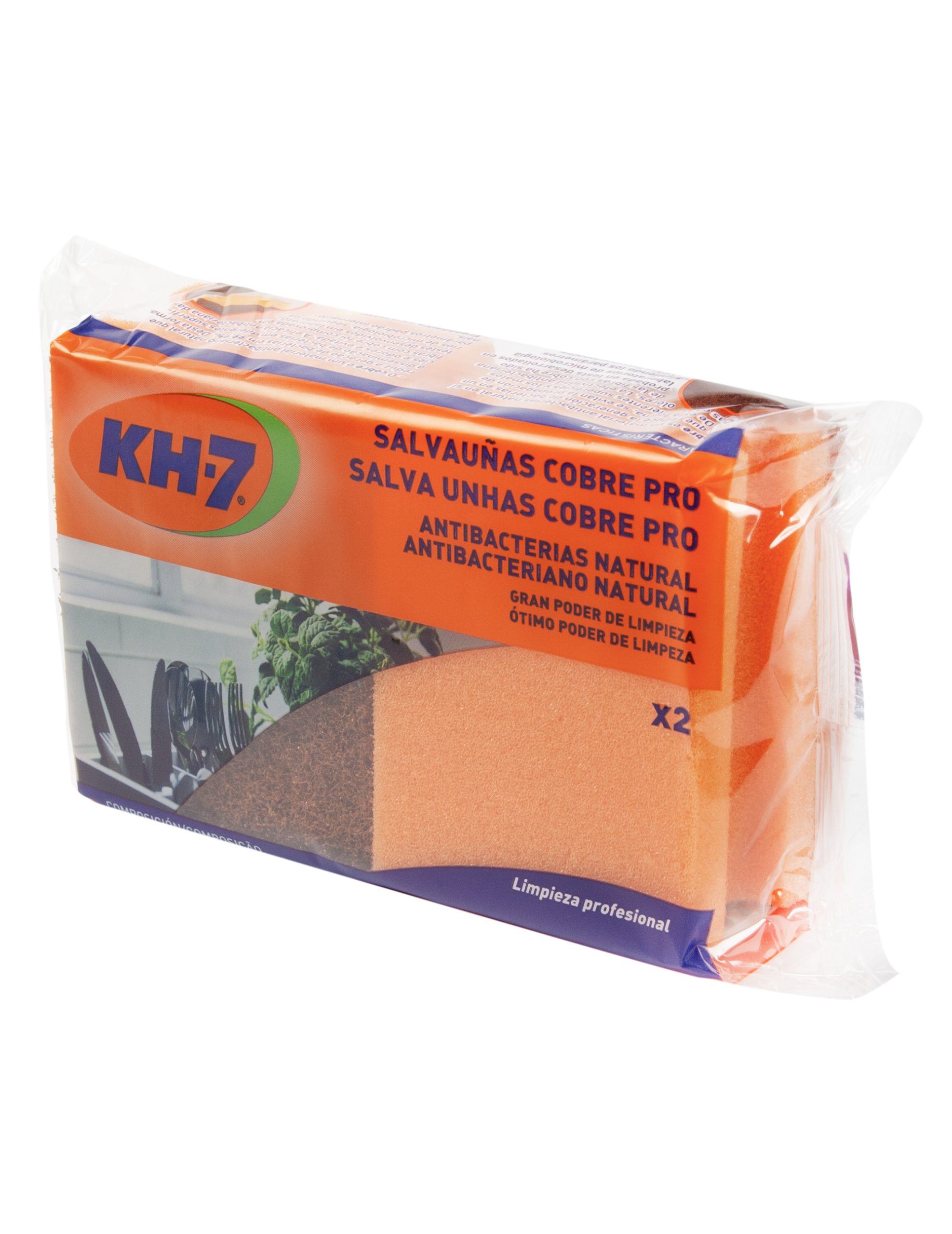 2 salvauñas cobre antibacterias bicapa KH7