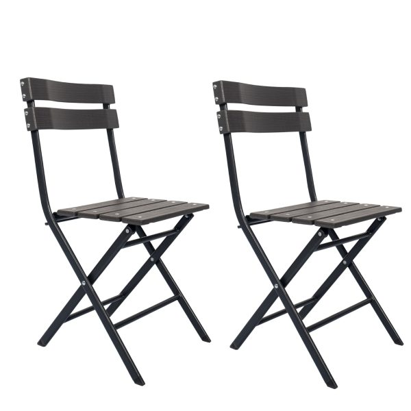 2 Sillas de Jardin Rebecca Mobili Plegables de Plastico para Exteriores