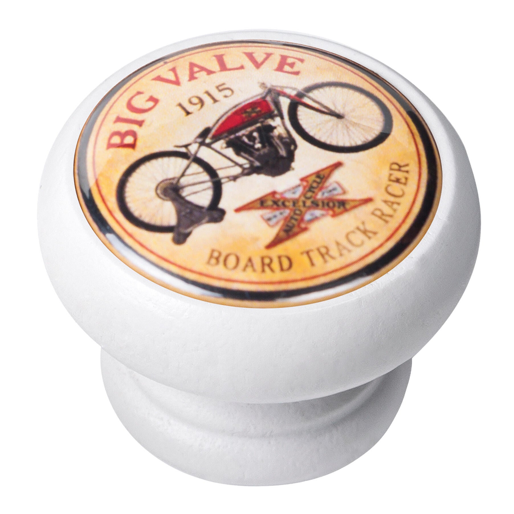 1 Pomo de mueble NESU 450Bl09 blanco, d. 25