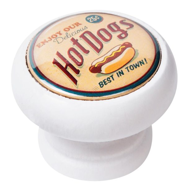 1 Pomo de mueble NESU 450Bl10 blanco, d. 25 1 Pomo de mueble NESU 450Bl10 blanco, d. 25