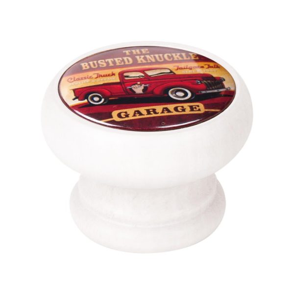1 Pomo de mueble NESU 450Bl11 blanco, d. 25 1 Pomo de mueble NESU 450Bl11 blanco, d. 25