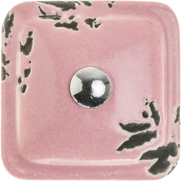 1 Pomo de mueble REI 7-E526.06 rosa, d. 25 1 Pomo de mueble REI 7-E526.06 rosa, d. 25