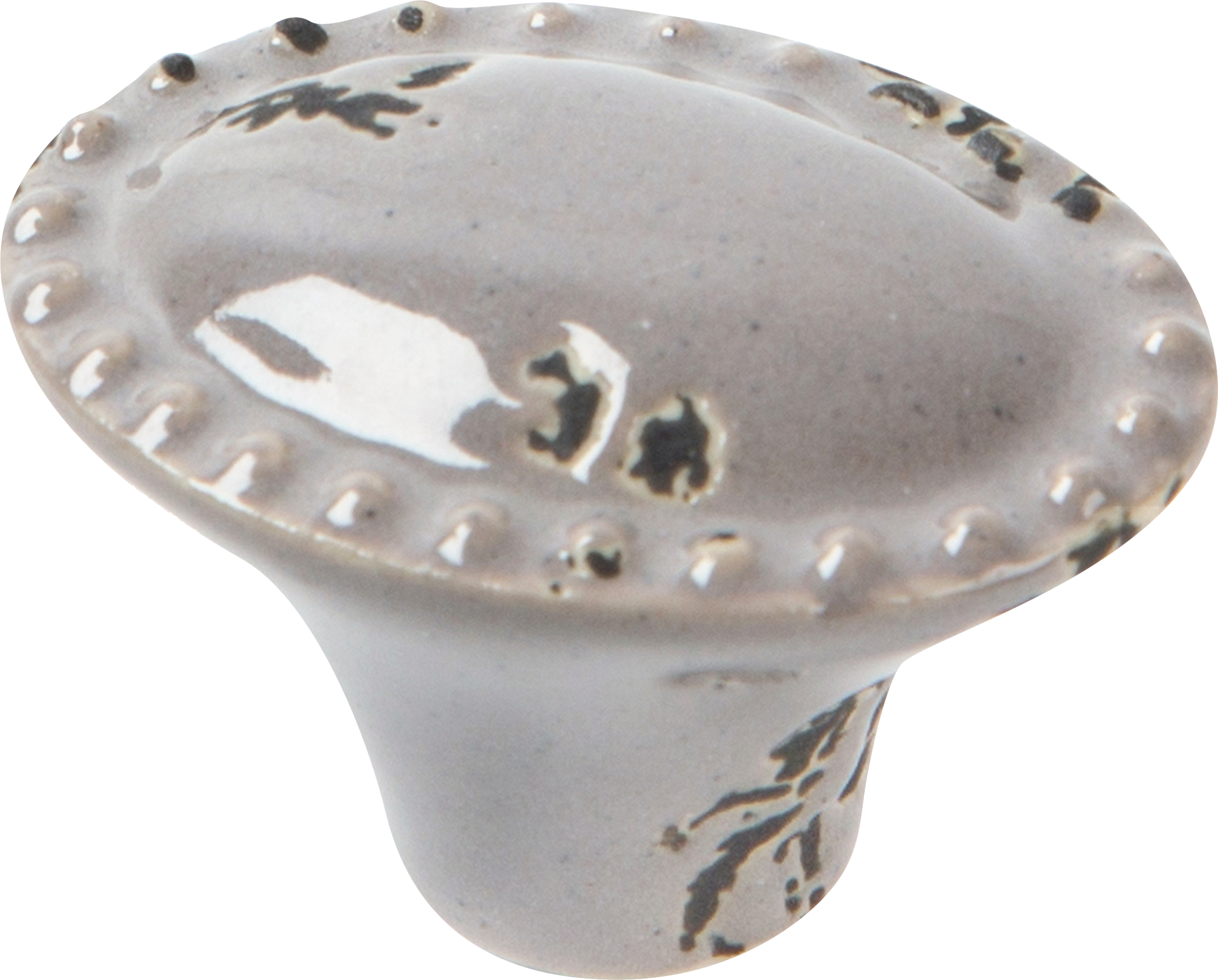 1 Pomo de mueble REI 7-E527.02 gris / plata, d. 25