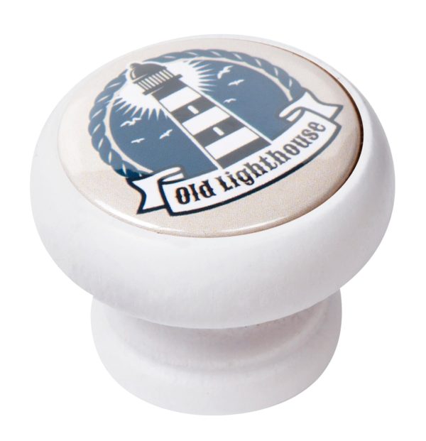 1 Pomo de mueble NESU 450Bl17 blanco, d. 25 1 Pomo de mueble NESU 450Bl17 blanco, d. 25