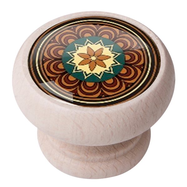 1 Pomo de mueble NESU 450Db08 blanco, d. 25 1 Pomo de mueble NESU 450Db08 blanco, d. 25