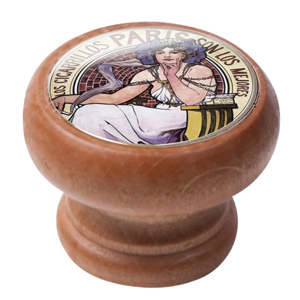 1 Pomo de mueble NESU 450Hm01 marrón, d. 25 1 Pomo de mueble NESU 450Hm01 marrón, d. 25