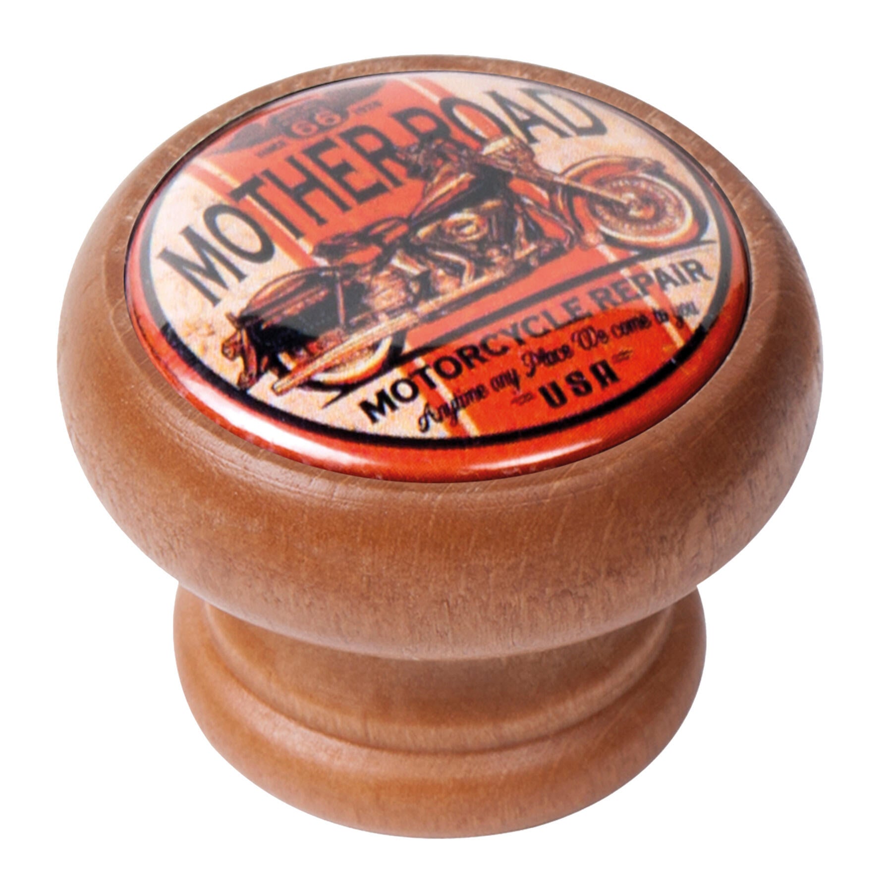 1 Pomo de mueble NESU 450Hm13 marrón, d. 25