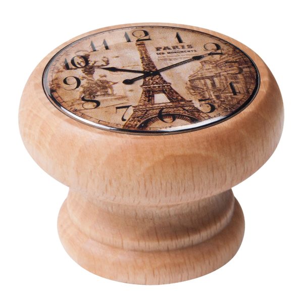 1 Pomo de mueble NESU 450Hn05 marrón, d. 25 1 Pomo de mueble NESU 450Hn05 marrón, d. 25