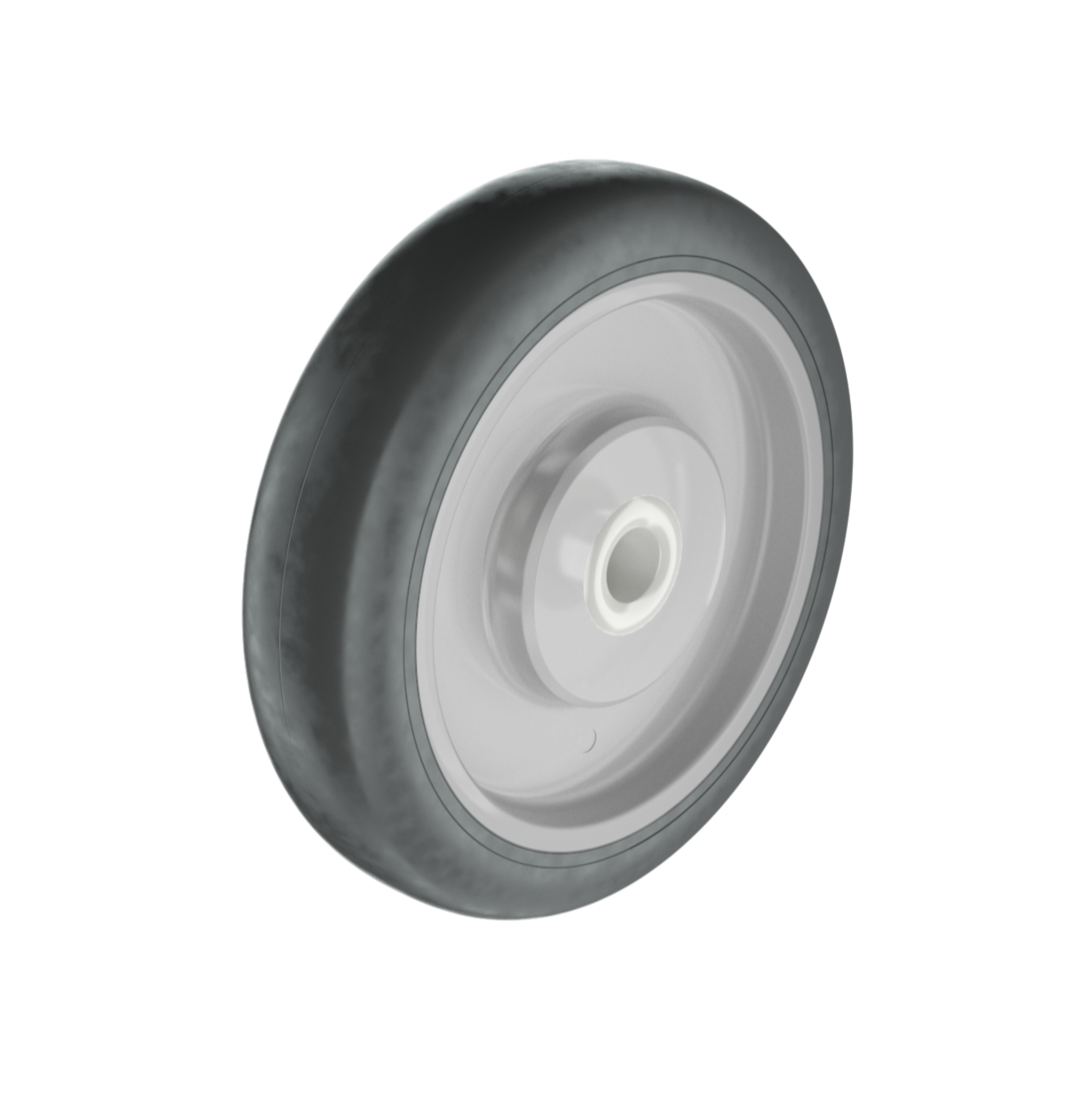 1 rueda fija sobre eje , ø 152 mm, peso max. 120 Kg
