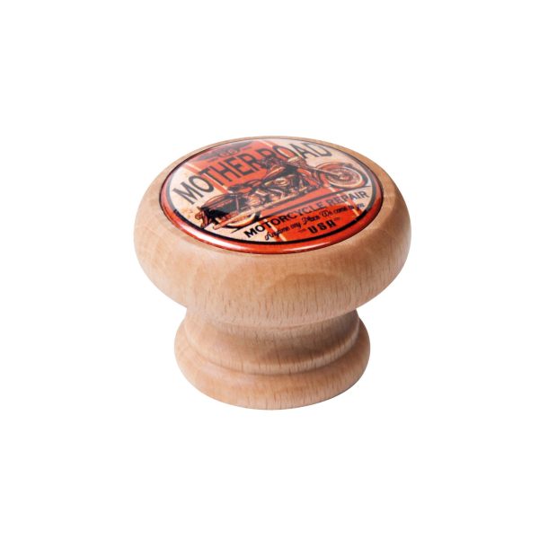 1 Pomo de mueble NESU 450Hn13 marrón, d. 25 1 Pomo de mueble NESU 450Hn13 marrón, d. 25