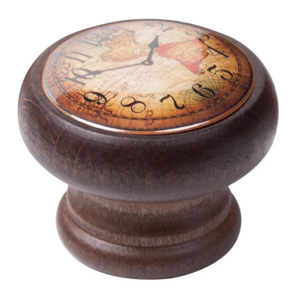 1 Pomo de mueble NESU 450Ng04 marrón, d. 25 1 Pomo de mueble NESU 450Ng04 marrón, d. 25