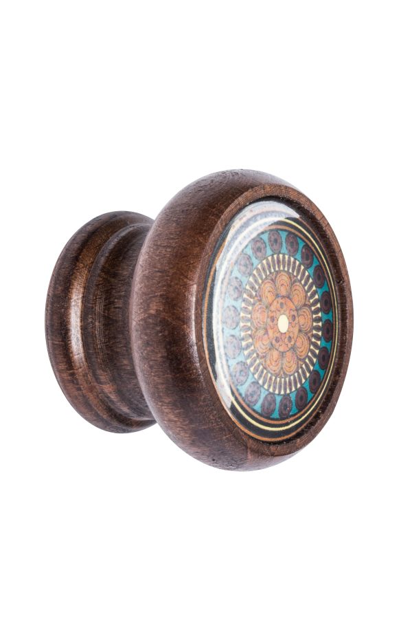 1 Pomo de mueble NESU 450Ng07 marrón, d. 25 1 Pomo de mueble NESU 450Ng07 marrón, d. 25