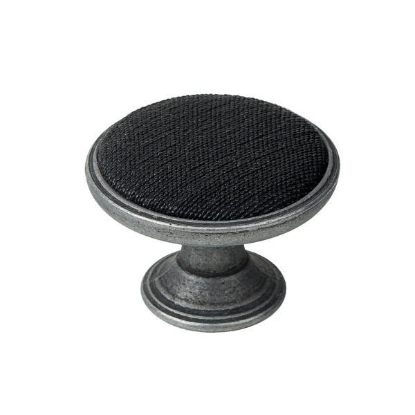 1 Pomo de mueble NESU 550Pt108 gris / plata, d. 25 1 Pomo de mueble NESU 550Pt108 gris / plata, d. 25