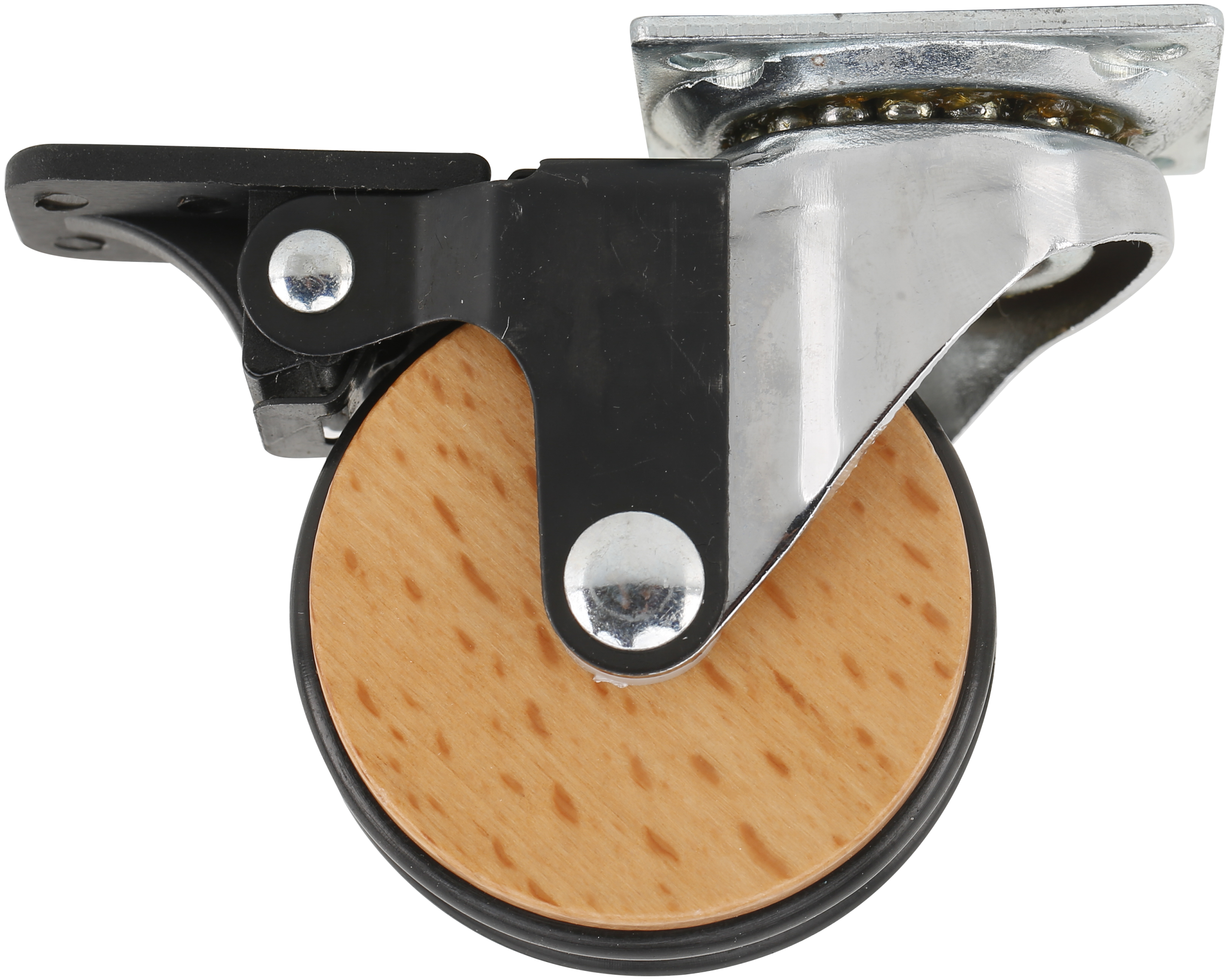 1 rueda giratoria con freno con placa , ø 50 mm, peso max. 35 Kg