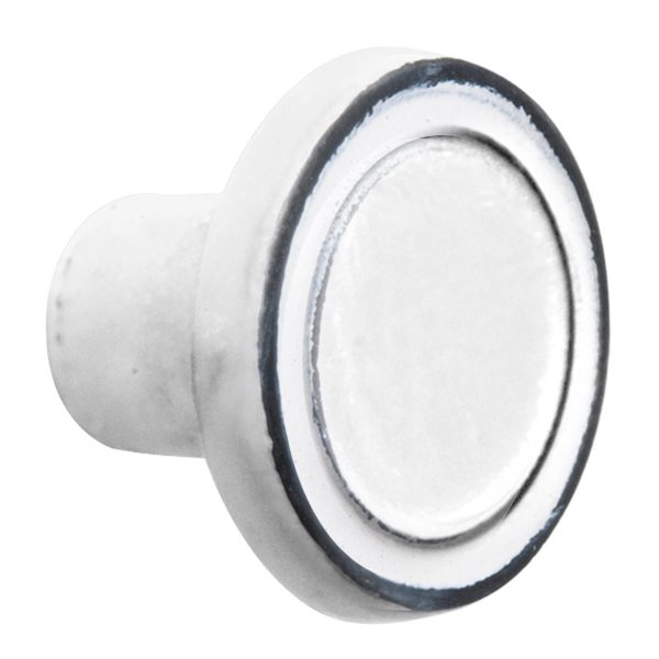 1 Pomo de mueble NESU 564Bl blanco, d. 25 1 Pomo de mueble NESU 564Bl blanco, d. 25