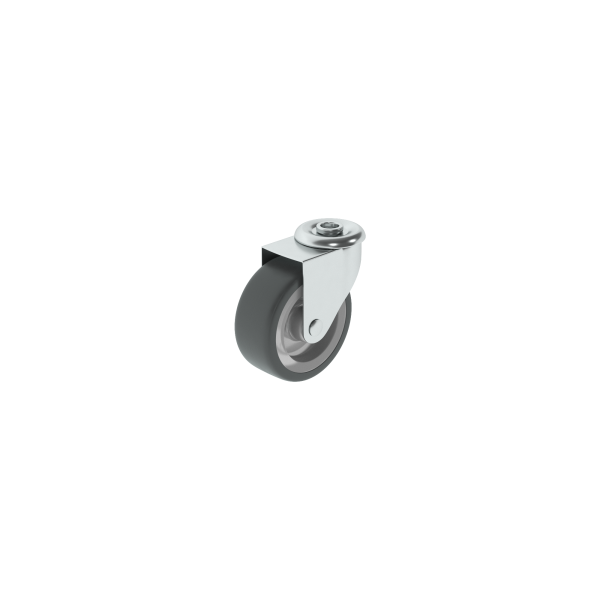 1 rueda giratoria sin freno con ojo , ø 50 mm, peso max. 40 Kg 1 rueda giratoria sin freno con ojo , ø 50 mm, peso max. 40 Kg