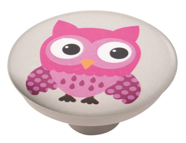 1 Pomo de mueble NESU 742A2 rosa, d. 25 1 Pomo de mueble NESU 742A2 rosa, d. 25