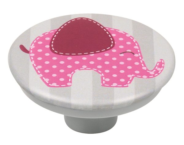 1 Pomo de mueble NESU 744A4 rosa, d. 25