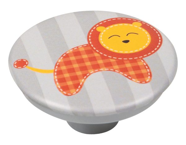 1 Pomo de mueble NESU 744A7 naranja / cobre, d. 25