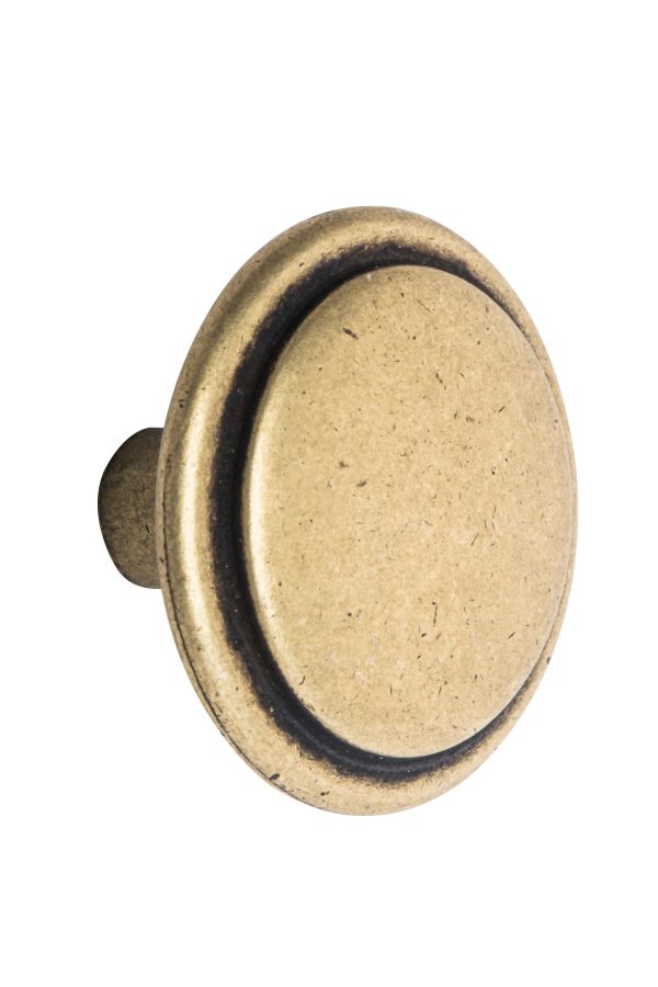 1 Pomo de mueble NESU amarillo / dorado, d. 30
