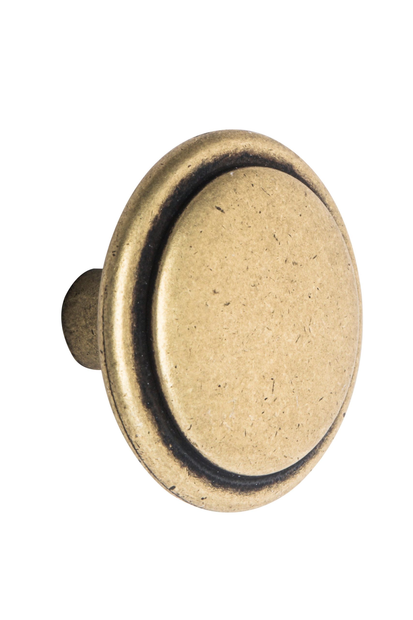 1 Pomo de mueble NESU amarillo / dorado, d. 30