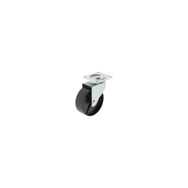 1 rueda giratoria sin freno con placa , ø 40 mm, peso max. 30 Kg 1 rueda giratoria sin freno con placa , ø 40 mm, peso max. 30 Kg