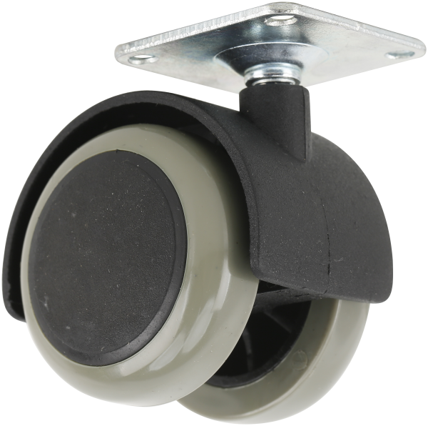 1 rueda giratoria sin freno con placa , ø 48 mm, peso max. 35 Kg 1 rueda giratoria sin freno con placa , ø 48 mm, peso max. 35 Kg
