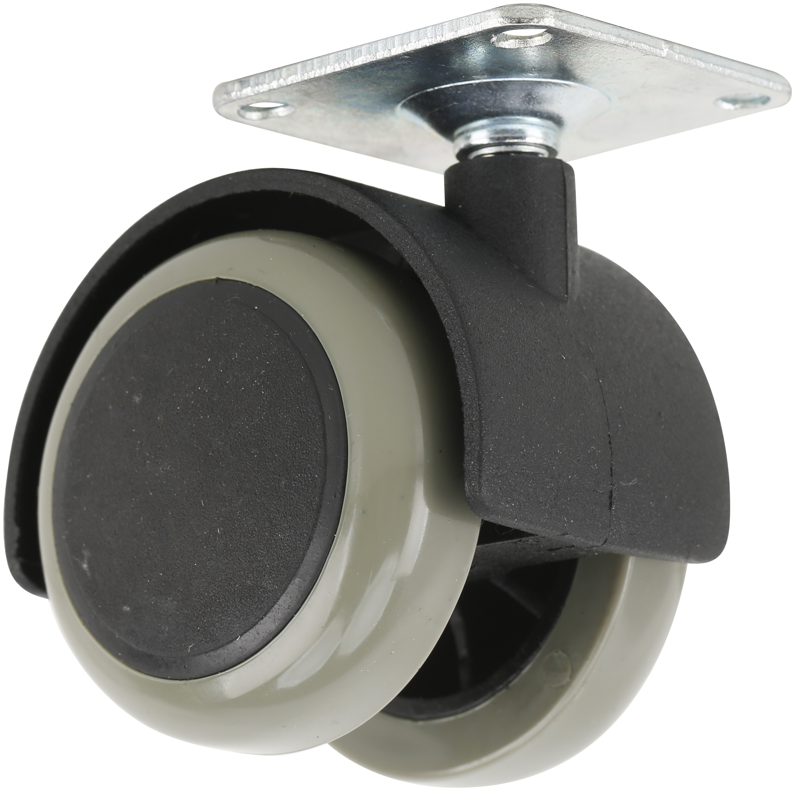 1 rueda giratoria sin freno con placa , ø 48 mm, peso max. 35 Kg