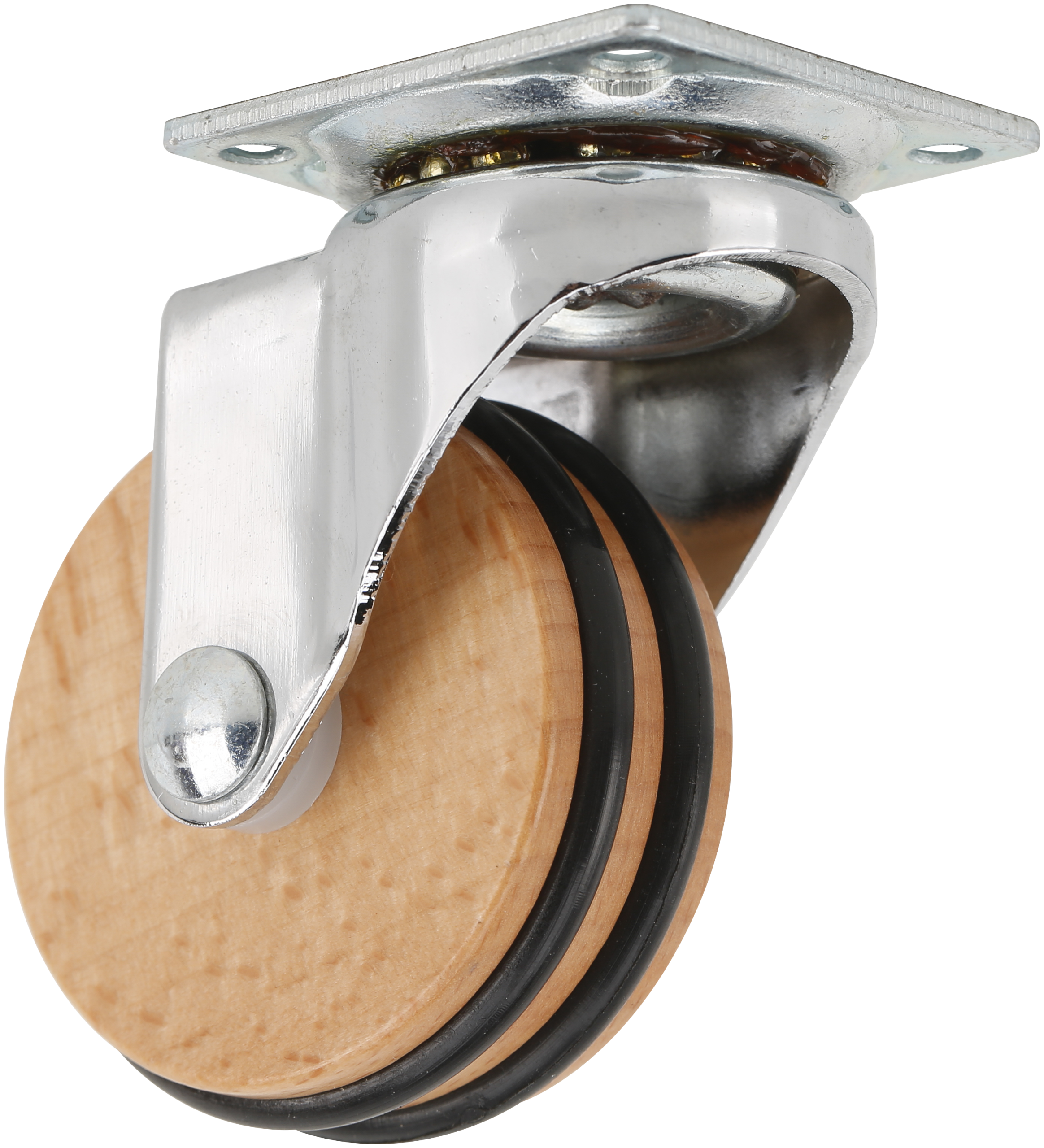 1 rueda giratoria sin freno con placa , ø 50 mm, peso max. 35 Kg
