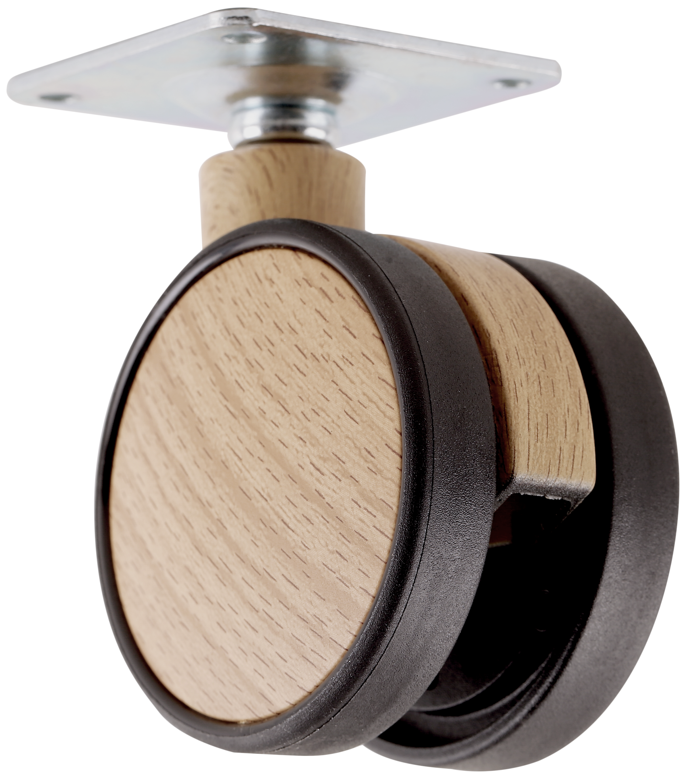 1 rueda giratoria sin freno con placa , ø 60 mm, peso max. 60 Kg