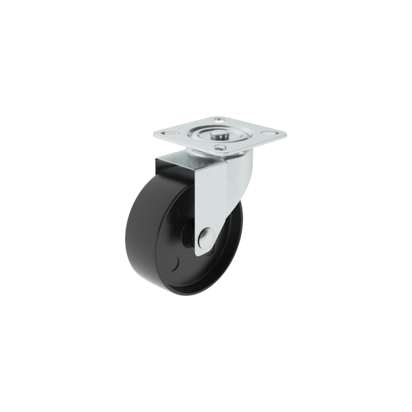 1 rueda giratoria sin freno con placa , ø 75 mm, peso max. 50 Kg 1 rueda giratoria sin freno con placa , ø 75 mm, peso max. 50 Kg