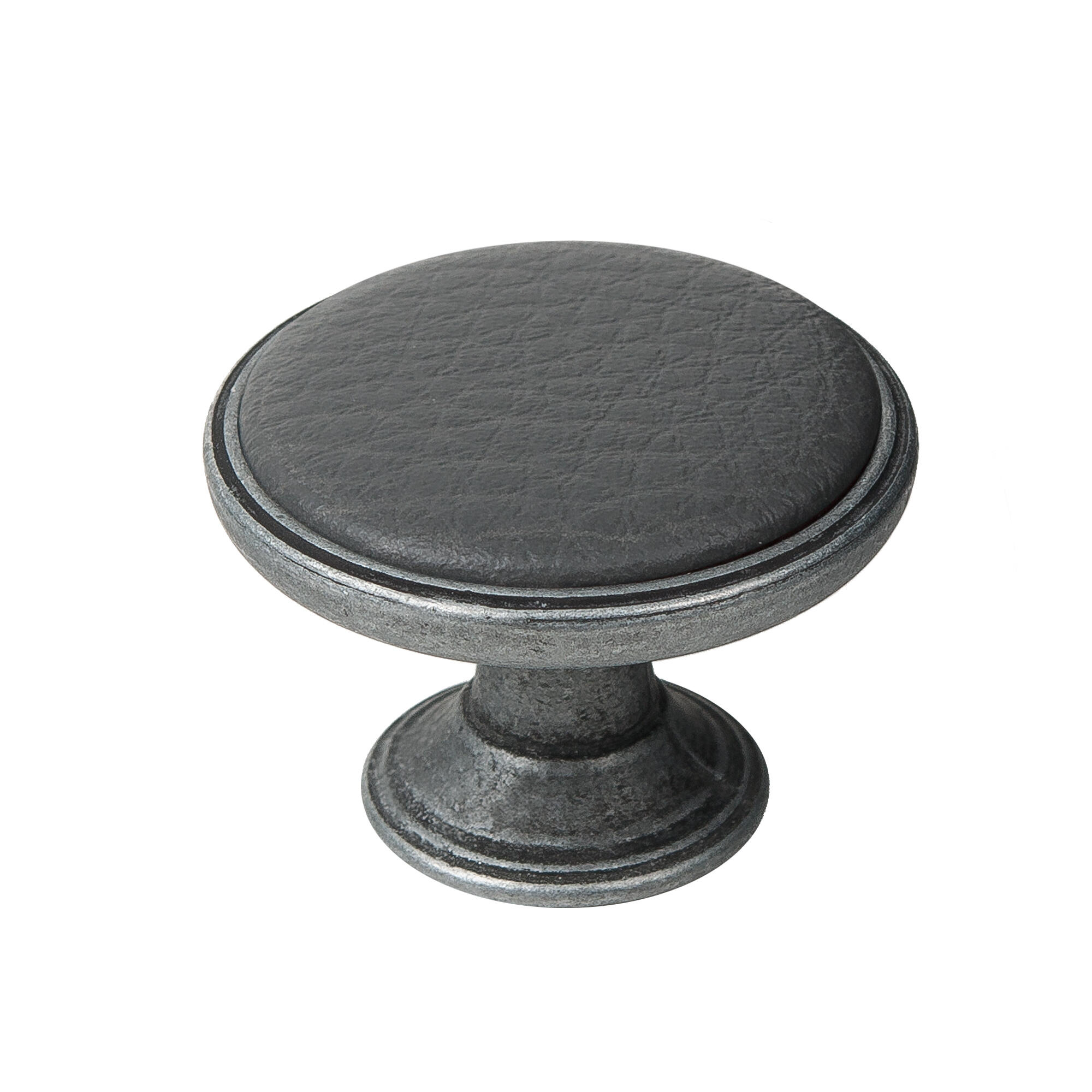 1 Pomo de mueble NESU gris / plata, multicolor, d. 25