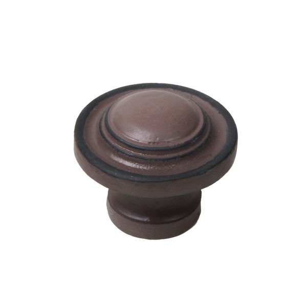 1 Pomo de mueble NESU marrón, d. 31 1 Pomo de mueble NESU marrón, d. 31