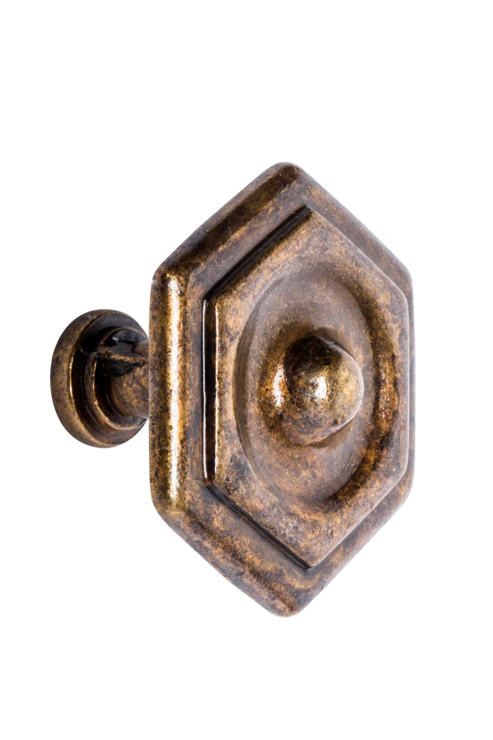 1 Pomo de mueble NESU naranja / cobre, d. 32