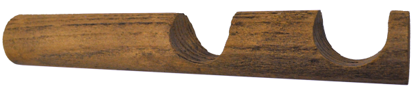 1 Soporte a pared para 2 barras diámetro 28 mm Glamour madera Bois Dore patinado fijo 20 cm 1 Soporte a pared para 2 barras diámetro 28 mm Glamour madera Bois Dore patinado fijo 20 cm