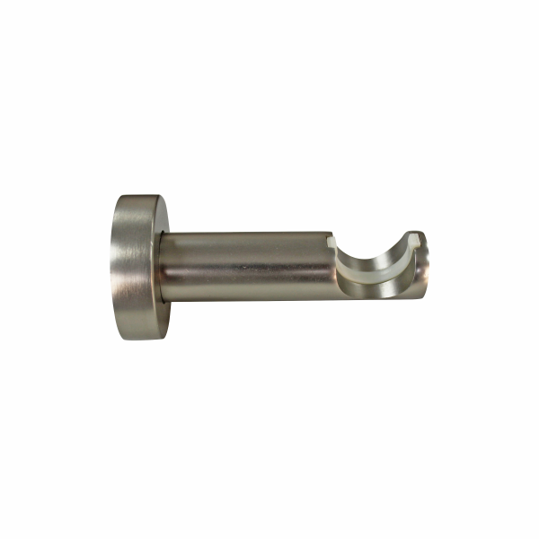 1 Soporte a pared para barra diámetro 28 mm Design INSPIRE Aluminio cromo mate niquelado fijo 9.2 cm 1 Soporte a pared para barra diámetro 28 mm Design INSPIRE Aluminio cromo mate niquelado fijo 9.2 cm