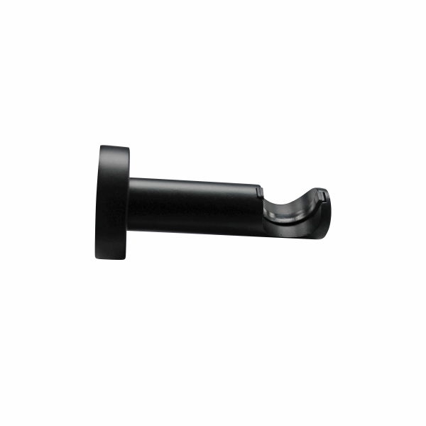 1 Soporte a pared para barra diámetro 28 mm Design INSPIRE Aluminio negro mate pintado fijo 9.2 cm 1 Soporte a pared para barra diámetro 28 mm Design INSPIRE Aluminio negro mate pintado fijo 9.2 cm
