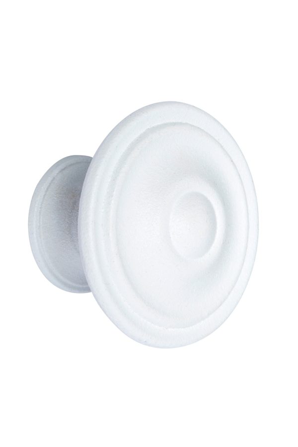 1 Pomo de mueble REI 7-3110.17P blanco, d. 30 1 Pomo de mueble REI 7-3110.17P blanco, d. 30