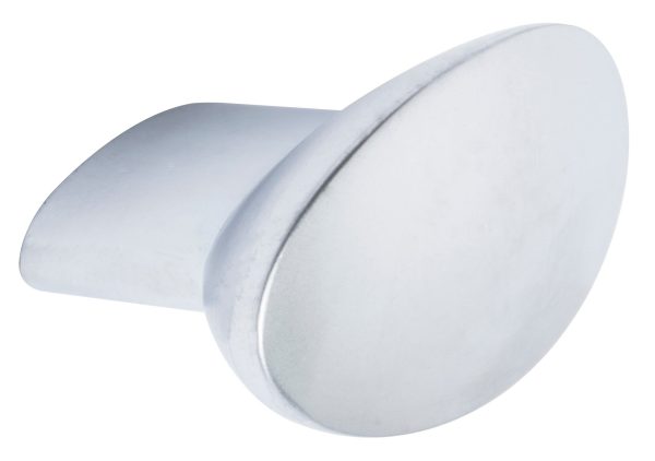 1 Pomo de mueble REI 7-743.33 gris / plata 1 Pomo de mueble REI 7-743.33 gris / plata