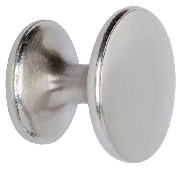 1 Pomo de mueble REI 7-756.22 gris / plata, d. 25 1 Pomo de mueble REI 7-756.22 gris / plata, d. 25