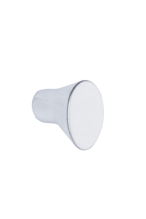 1 Pomo de mueble REI 7-762.33 gris / plata, d. 30 1 Pomo de mueble REI 7-762.33 gris / plata, d. 30