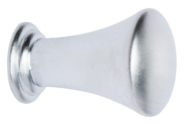 1 Pomo de mueble REI 7-766.33 gris / plata, d. 30 1 Pomo de mueble REI 7-766.33 gris / plata, d. 30