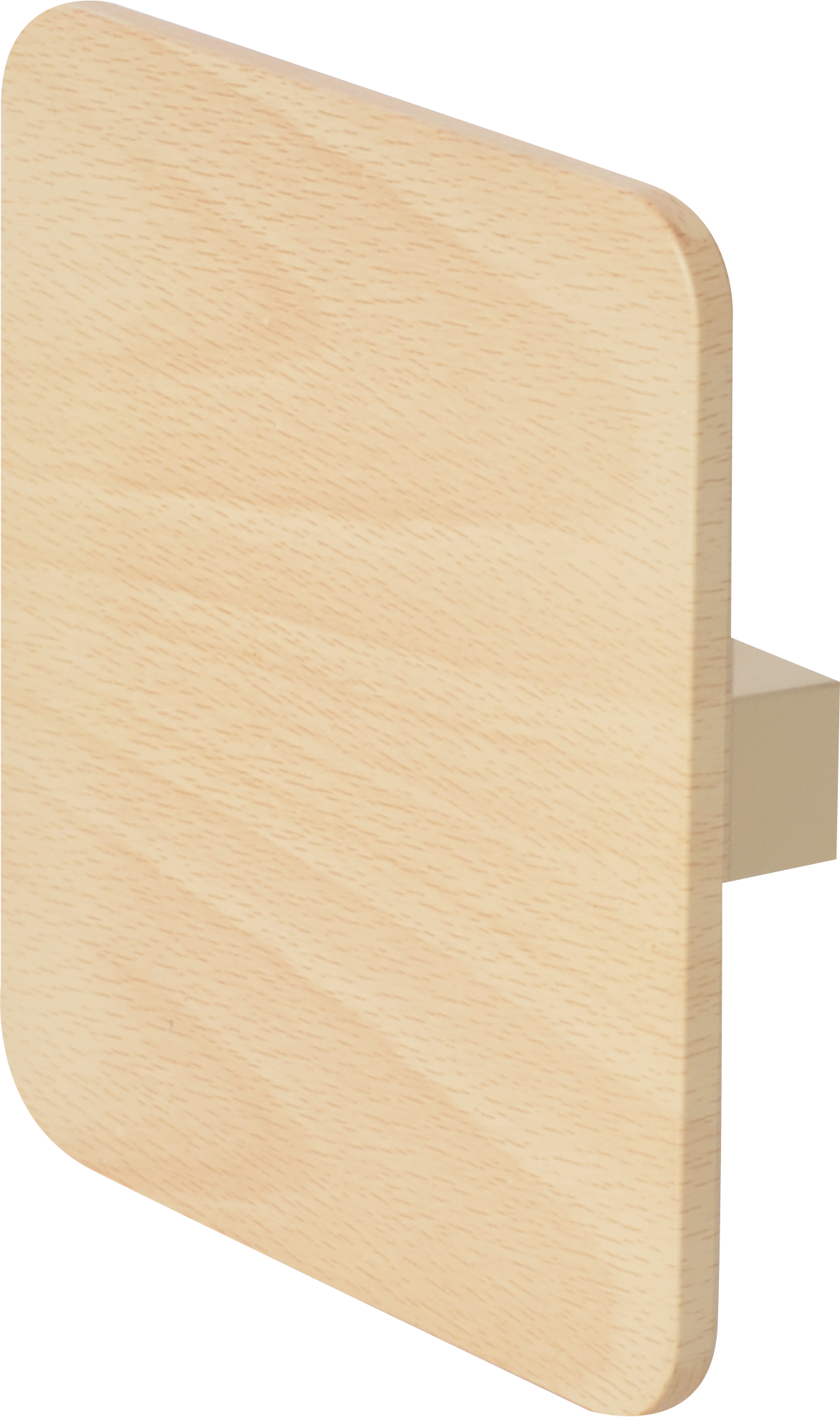 1 Tirador mueble Ppl10 Natural marrón distancia entre tornillos 64 mm