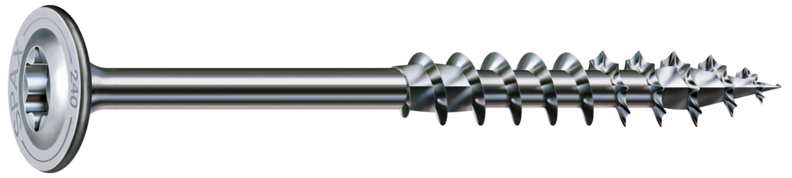 1 Tornillo para madera SPAX T-star+ con cabeza ancha, ø 8 x L. 100 mm