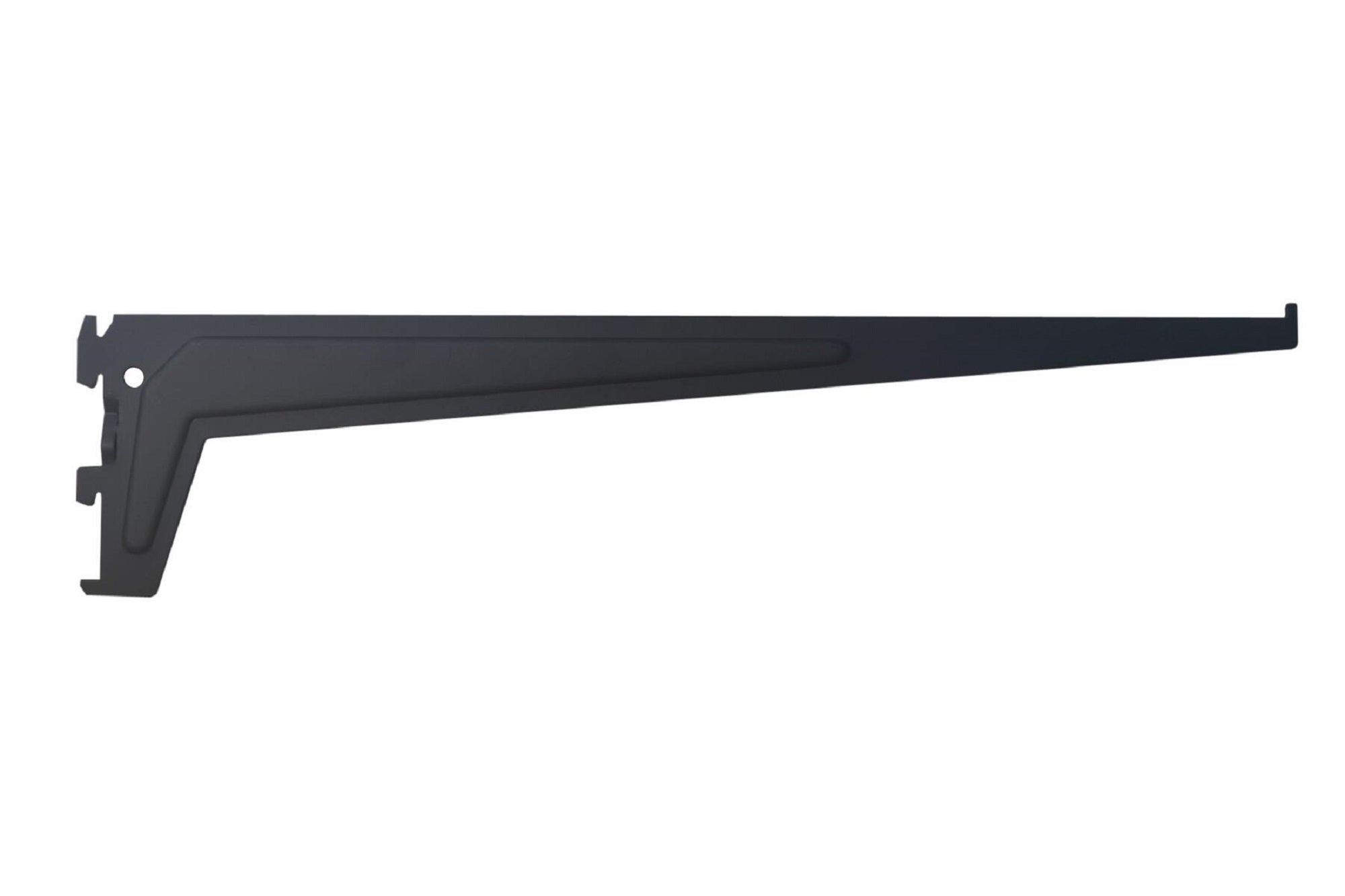 1 cartela para cremallera sencilla de acero negro 50 cm