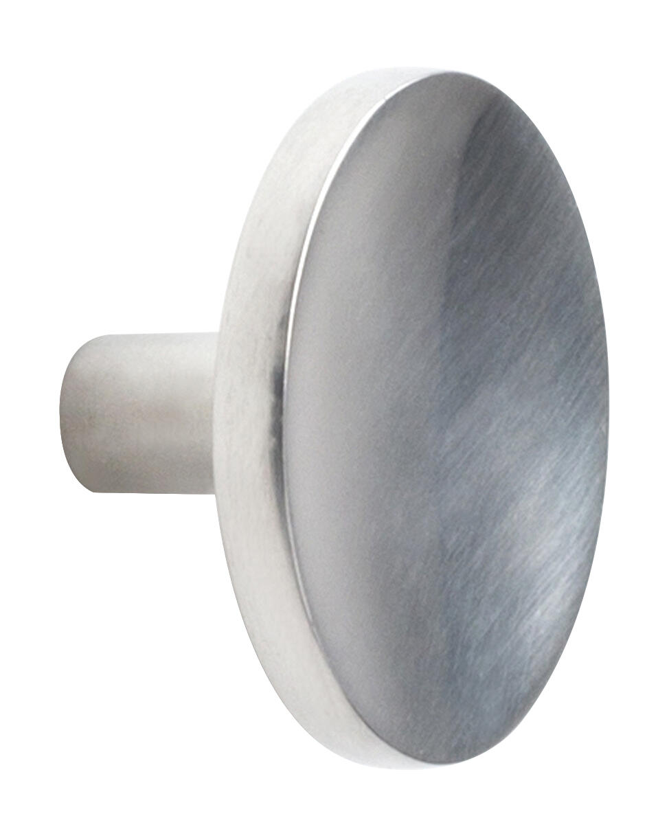 1 Pomo de mueble REI 7-E520 gris / plata, d. 30