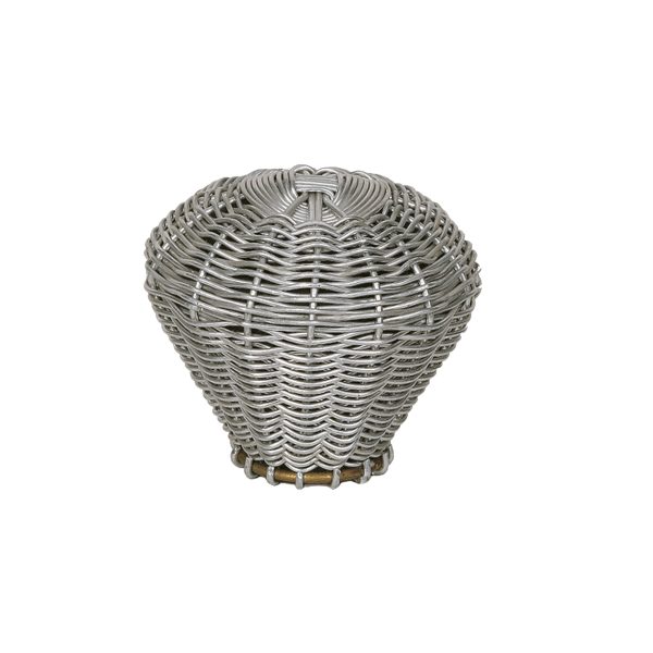 1 Pomo de mueble REI 7-E531 gris / plata, d. 30 1 Pomo de mueble REI 7-E531 gris / plata, d. 30